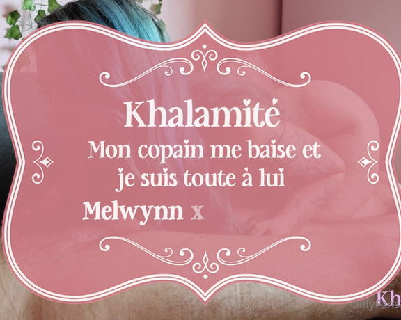 Khalamité aka Khalamite OnlyFans - MON CHRI ME BAISE ET JE SUIS TOUTE A LUI 9 min de baise passionne avec mon amour tip 1499$