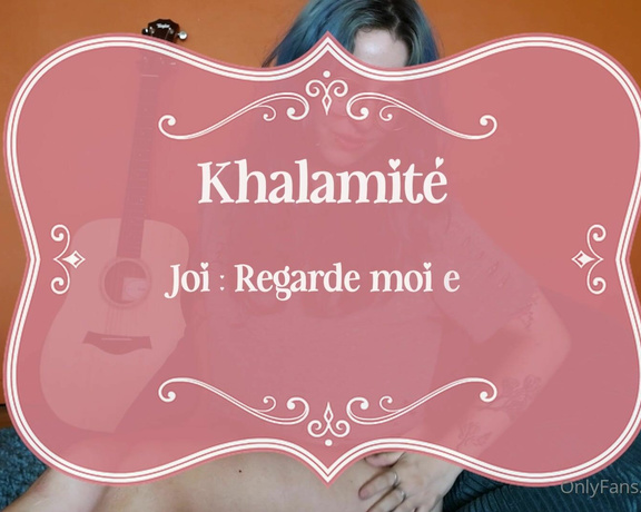 Khalamité aka Khalamite OnlyFans - BRANLE TOI COMME JE TE LE DEMANDE ET JOUIS POUR MOI Jerk Off Instruction 12 min Tip 12$ et je tenvo