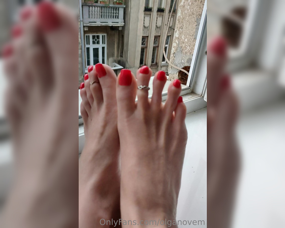 Olga Infinity aka Olganovem OnlyFans - I imagined you standing on the balcony in the opposite house and jerk off 1