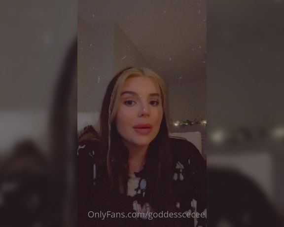 Cecily aka Goddesscecee OnlyFans - HAPPY DECEMBER what a great way to start the month off then talking you losers through anal I know
