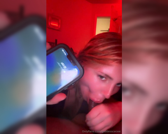 Cecily aka Goddesscecee OnlyFans - Cuck calling my phone on Skype while I’m busy with my man