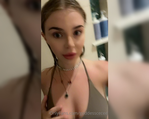 Cecily aka Goddesscecee OnlyFans - Spa day shower I know this video made your dick twitch  You should of been outside my shower