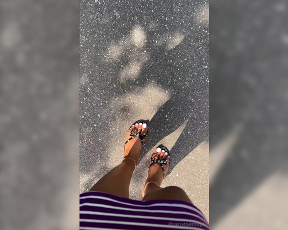 Sassy Toes aka Sassytoesforyou Onlyfans - Someone said my walks are sexy I think its just a clumsy walk lol 1