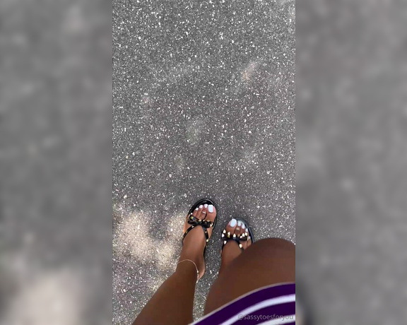 Sassy Toes aka Sassytoesforyou Onlyfans - Someone said my walks are sexy I think its just a clumsy walk lol 1