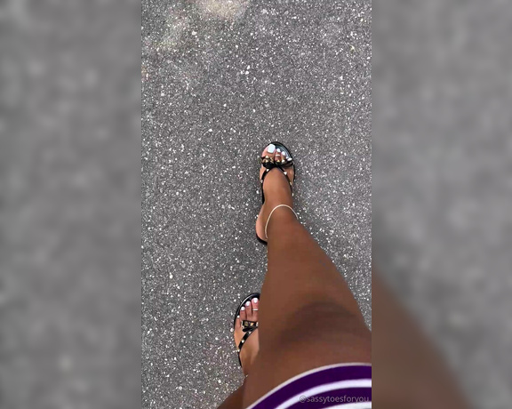 Sassy Toes aka Sassytoesforyou Onlyfans - Someone said my walks are sexy I think its just a clumsy walk lol 1