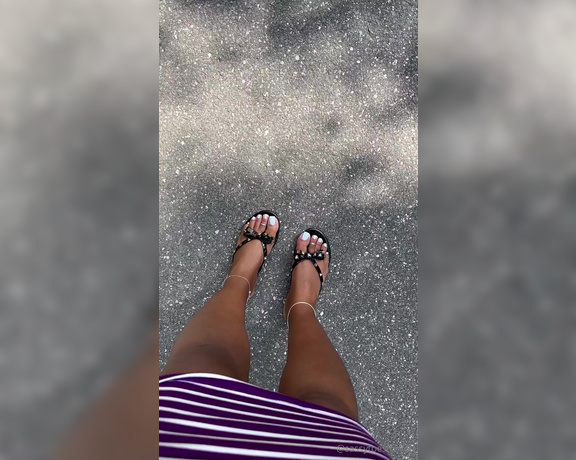 Sassy Toes aka Sassytoesforyou Onlyfans - Someone said my walks are sexy I think its just a clumsy walk lol 2