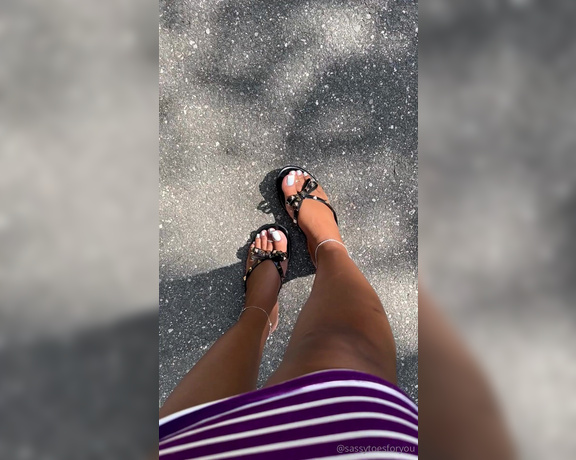 Sassy Toes aka Sassytoesforyou Onlyfans - Someone said my walks are sexy I think its just a clumsy walk lol 2