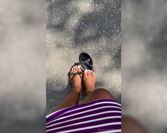 Sassy Toes aka Sassytoesforyou Onlyfans - Someone said my walks are sexy I think its just a clumsy walk lol 2