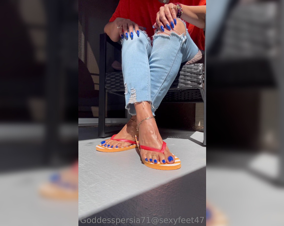 Goddesspersia71 aka Sexyfeet47 Onlyfans - Flip Flop Friday Wake Up Call