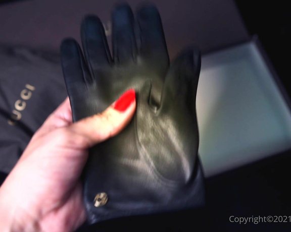 Eve Schwarz aka Eveschwarz OnlyFans - You cannot make a revolution with silk gloves! LEATHER gLOVEs  ASMR #ASMR #LEATHERGLOVE