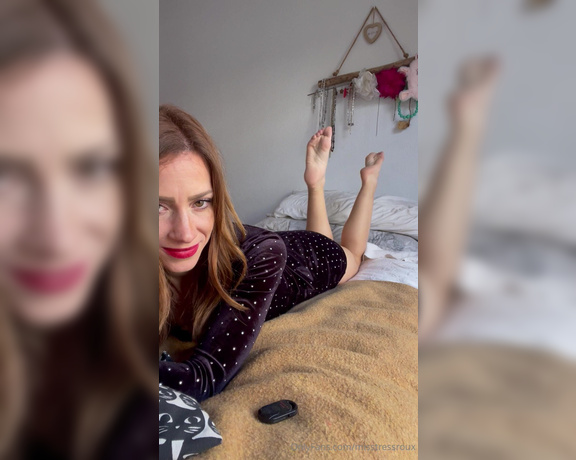 GingerAlesFeet aka Misstressroux OnlyFans - Funny to think that after the celebrations with your family and friends you always come back to me!