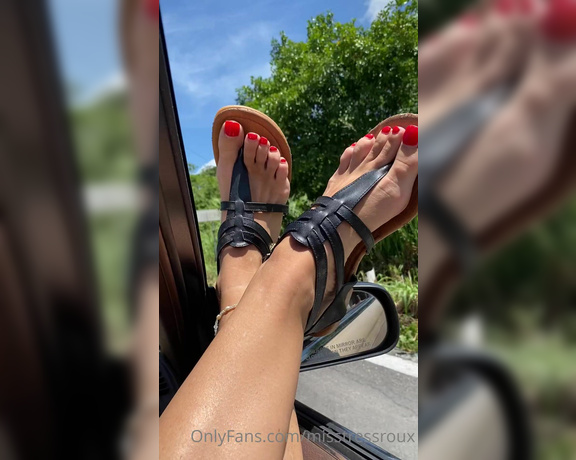 GingerAlesFeet aka Misstressroux OnlyFans - Another day another road trip