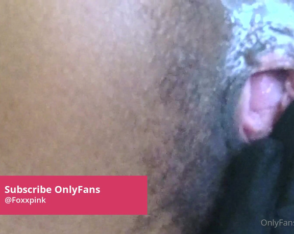 Pink Foxx aka Foxxpink OnlyFans - He put that creampie deep into this black wet pussy