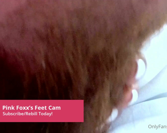 Pink Foxx aka Foxxpink OnlyFans - Part 1 of Self Foot Worship Feet Friday I decided to let cameraman lick & suck on my left foot while