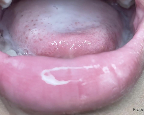 Pink Foxx aka Foxxpink OnlyFans - 5 minutes of holding cum in my mouth until I swallow