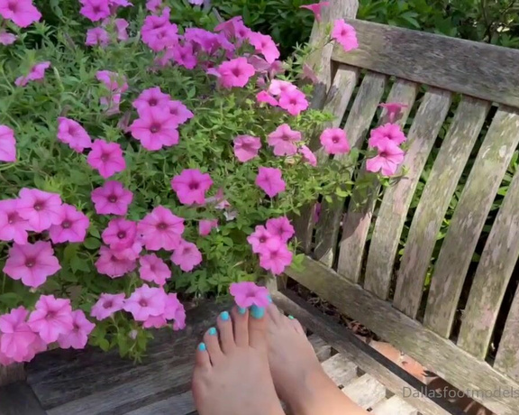 DallasFootModels aka Dallasfootmodelsent OnlyFans - @solesofyanna soles in flowers