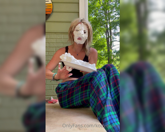 Kody Evans aka Kodyevans OnlyFans - It’s a shaving pie in the face day …happy friday #pies #wam