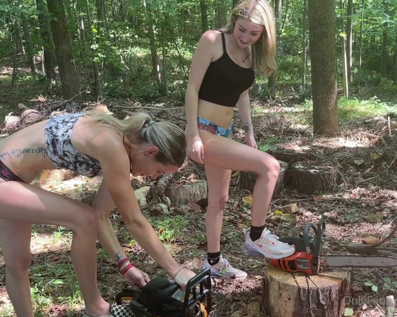 Kody Evans aka Kodyevans OnlyFans - Some chainsaw fun with onlyfanscomlondonevans