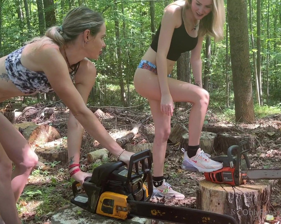 Kody Evans aka Kodyevans OnlyFans - Some chainsaw fun with onlyfanscomlondonevans