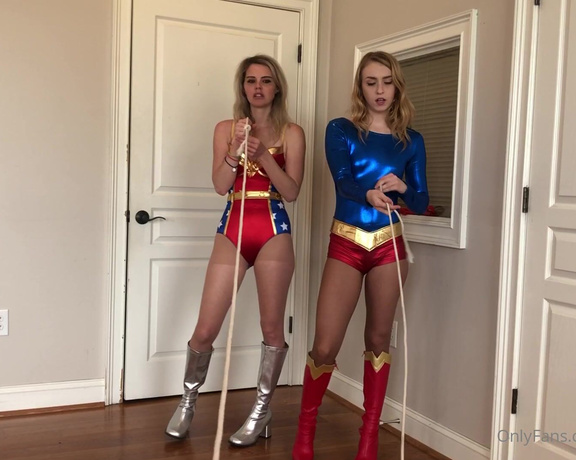 Kody Evans aka Kodyevans OnlyFans - A small snippet from a video with onlyfanscommacynikole #superhero #ultragirl #wonderwoman