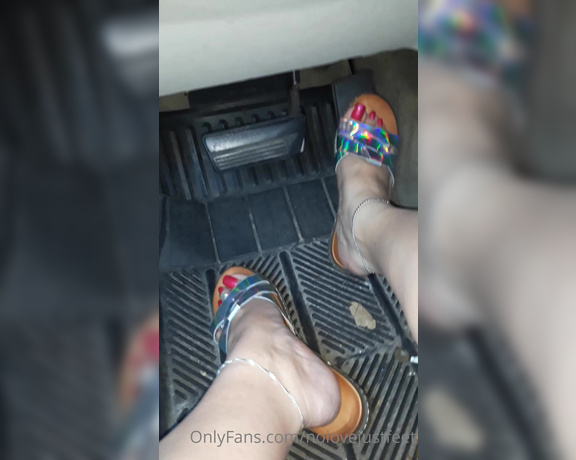 Nolove JustFeet aka Nolovejustfeet OnlyFans - Im loving these new sandals And the cherry red toes really poppin, so lets go for a ride and get