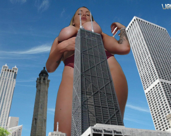 LTLGiantessClips - Danielle Maye in Step Mom Grows to Angry Giantess SFX