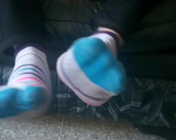 LTLGiantessClips - Giantess Valery in Sock Ripping Giantess Growth SFX