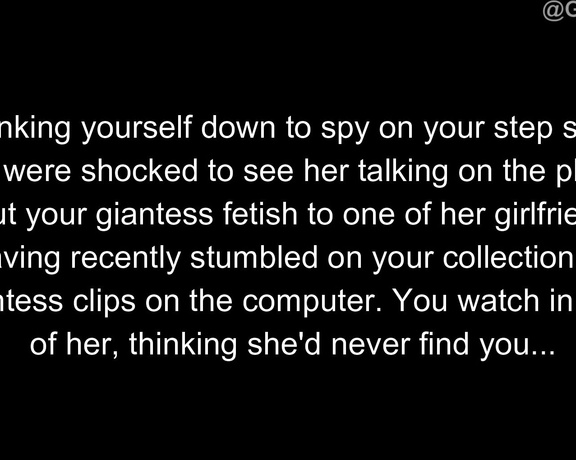 LTLGiantessClips - Titania Orion in 'Caught You Spying' POV SFX