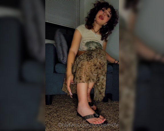 Goddess Michi aka Footsiemichi OnlyFans - Never knew you needed me in flip flops till this video dropped