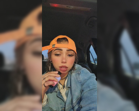 Goddess Michi aka Footsiemichi OnlyFans - Bored in the car how are you