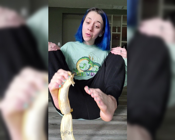 MissArcanaPlus aka Missarcanaplus OnlyFans - Have you ever wondered if I could peel a banana with just my toes Welllllll this video will probably