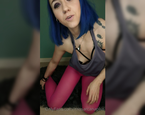 MissArcanaPlus aka Missarcanaplus OnlyFans - (1 11) Pink footless nylons are just too fun! 11