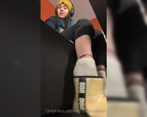 MissArcanaPlus aka Missarcanaplus OnlyFans - Little under the table video Yes Im really at school during this