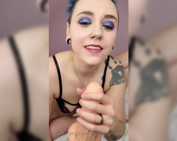 MissArcanaPlus aka Missarcanaplus OnlyFans - Full Blowjob with a cum countdown so you can cum in the back of my throat! Let me know how much you