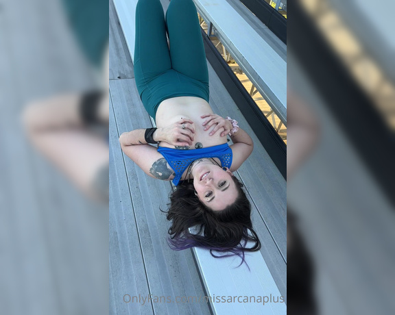 MissArcanaPlus aka Missarcanaplus OnlyFans - (35 42) I realized recently that Im suuuuper in to these upside down laying down topless shots H 8