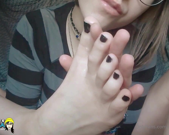 MissArcanaPlus aka Missarcanaplus OnlyFans - Classic Video Replay  Video #5 Ten 19yo Toes in Your Face Just for fun I thought Id post another