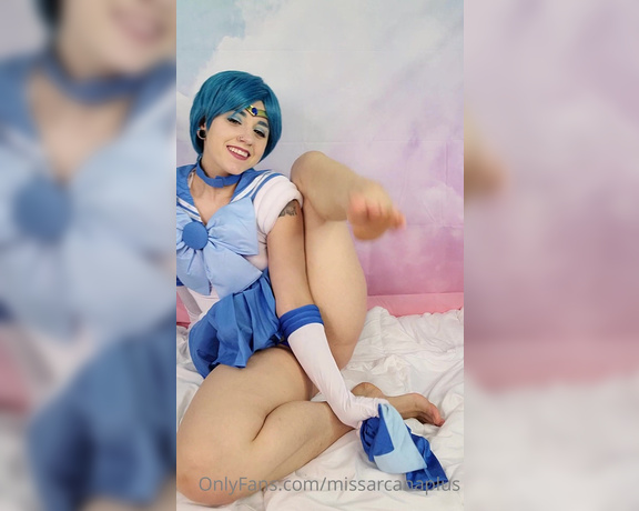 MissArcanaPlus aka Missarcanaplus OnlyFans - (11 20 & Vid #1) Sock removal video because obviously you want your Sailor Mercrury to be barefoot 2