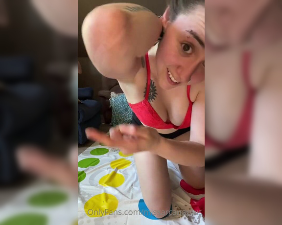 MissArcanaPlus aka Missarcanaplus OnlyFans - This afternoon on tiktok my workout was playing twister with the colors called by people during the