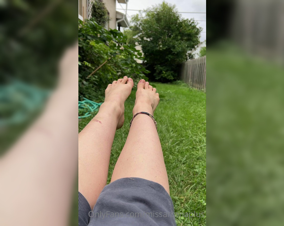 MissArcanaPlus aka Missarcanaplus OnlyFans - Since I feel like a cute little barefoot Fairy in my clovers, heres some just messing around, kin 8