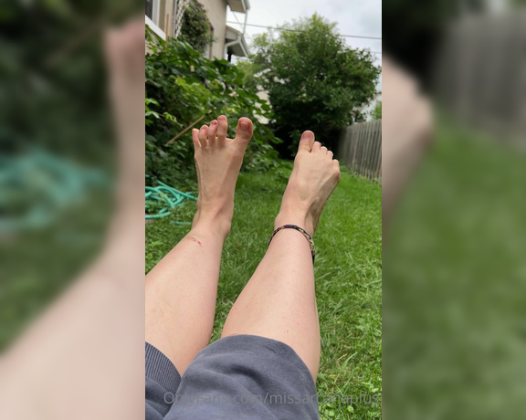 MissArcanaPlus aka Missarcanaplus OnlyFans - Since I feel like a cute little barefoot Fairy in my clovers, heres some just messing around, kin 8