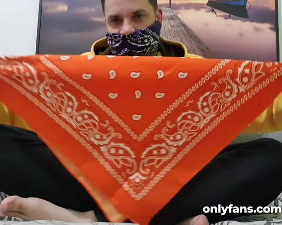 Tonny aka Tape_br OnlyFans - Custom video Self Gagged only with Bandanas!