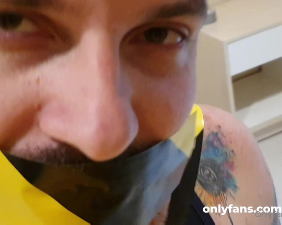 Tonny aka Tape_br OnlyFans - Tapedup in Caution Tape!
