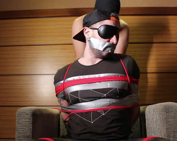 Tonny aka Tape_br OnlyFans - SILVER Episode 6 Tonny was roped up with red ropes and duct tape By @tiedmanbrasil