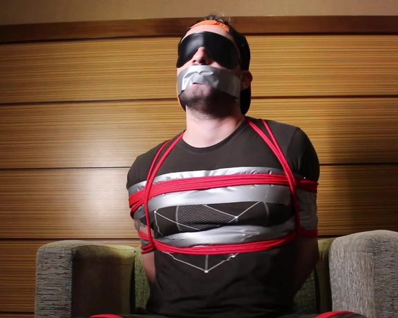 Tonny aka Tape_br OnlyFans - SILVER Episode 6 Tonny was roped up with red ropes and duct tape By @tiedmanbrasil