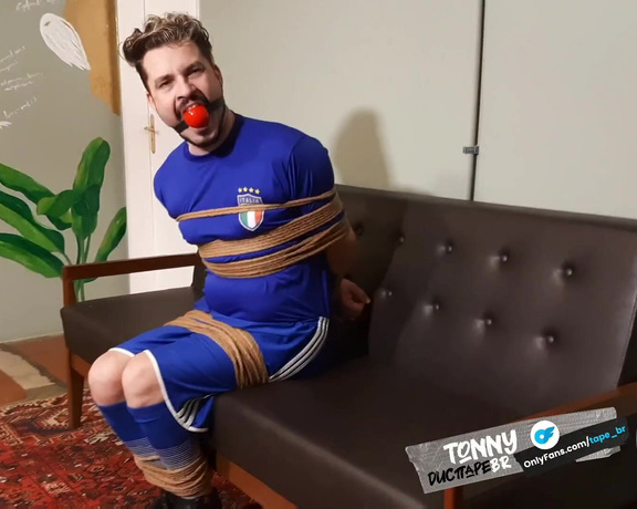 Tonny aka Tape_br OnlyFans - Soccer Gamer In Trouble Episode Ropes and Ball Gag By @manbondage httpsonlyfanscommanbondagerec