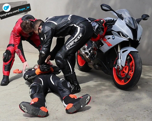 Tonny aka Tape_br OnlyFans - Biker Boys  Episode 1  Part 1 While parking his motorcycle, Tony is captured by 2 mysterious bik