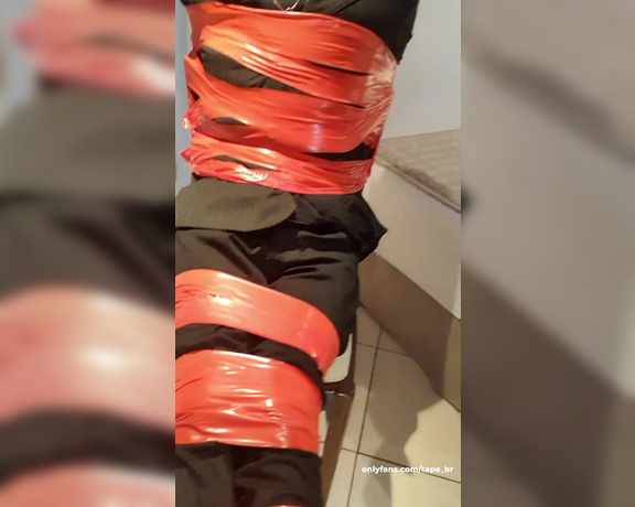 Tonny aka Tape_br OnlyFans - Tapedup in Red Duct Tape