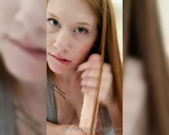 Megan  Ginger ASMR aka Gingerasmr OnlyFans - My man wants a titty fuck! + Giving you a BJ for some stress relief 2