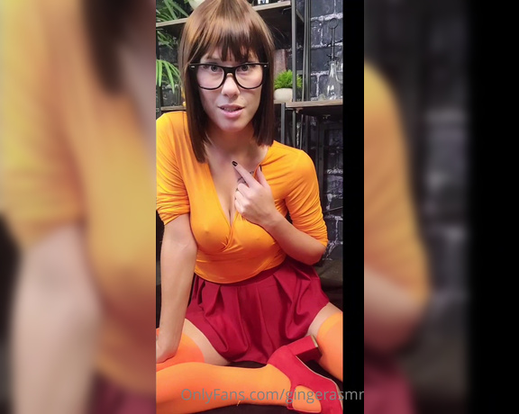 Megan  Ginger ASMR aka Gingerasmr OnlyFans - Velma Dinkley gives you Jerking Off Instructions