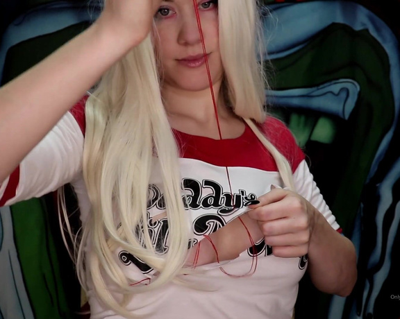 Megan  Ginger ASMR aka Gingerasmr OnlyFans - Harley Quinn fixes her outfit  OnlyFans Edition!